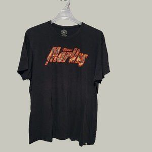 Miami Marlins Men's T-Shirt - Black - MLB Baseball Sport Short Sleeve Size 2XL